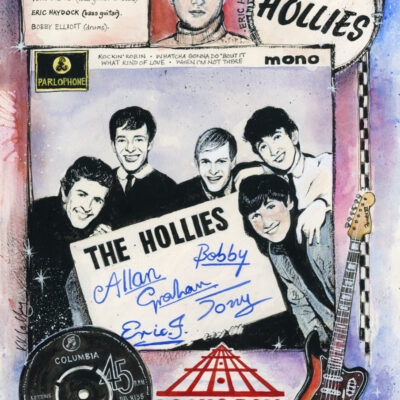 Eric Haydock of The Hollies Art Print